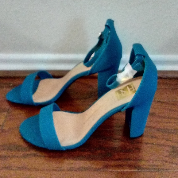 Beka-01 Cobolt Blue Block Heel - Picture 4 of 8